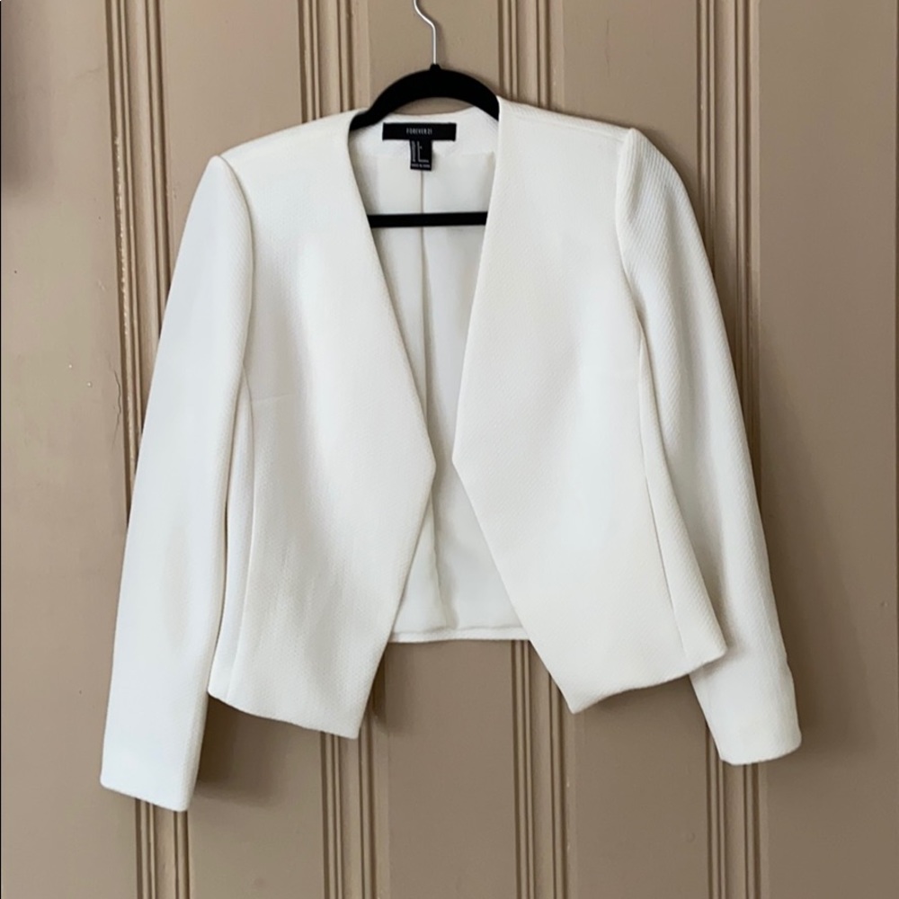 White blazer from forever21